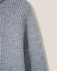 White Stuff - Lovely Rib Jumper - Light Grey