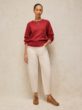 Load image into Gallery viewer, White Stuff - Lucie Crew Neck Jumper in Bright Red
