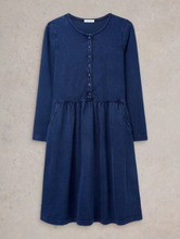 Load image into Gallery viewer, White Stuff - Marsia Denim Jersey Dress - Mid Denim
