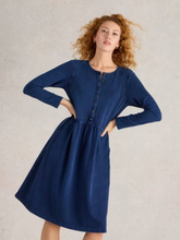 Load image into Gallery viewer, White Stuff - Marsia Denim Jersey Dress - Mid Denim
