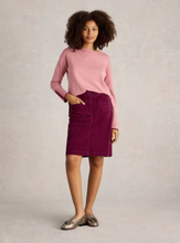 Load image into Gallery viewer, White Stuff - Melody Organic Cord Skirt - Deep Red
