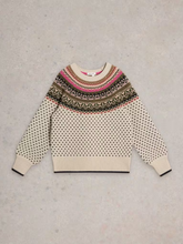 Load image into Gallery viewer, White Stuff - Mini Heart Fairisle Jumper - Ivory Multi
