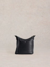 Load image into Gallery viewer, White Stuff - Mini Fern Leather Crossbody in Dark Navy
