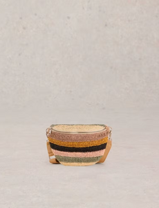 White Stuff - Mini Sebby Crochet Bag in Natural Multi