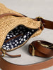 White Stuff - Mini Sophia Raffia Crossbody in Dark Natural