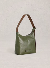 Load image into Gallery viewer, White Stuff - Mini Sophia Suede Crossbody in Khaki Green

