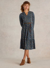 Load image into Gallery viewer, White Stuff - Naya Jersey Dress - Navy Multi
