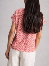 Load image into Gallery viewer, White Stuff - Nelly Embroidered Tee in Pink Multi
