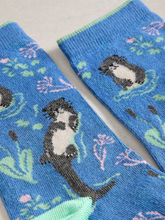 Load image into Gallery viewer, White Stuff - Novelty Ankle Sock in Dark Blue
