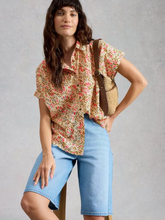 Load image into Gallery viewer, White Stuff - Orla Button Through Shirt in Ivory Print
