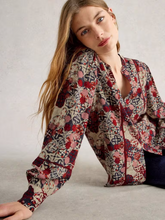 Load image into Gallery viewer, White Stuff - Paloma Top in Red Multi
