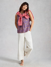 Load image into Gallery viewer, White Stuff - Paradise Organic Cotton Vest in Pink Multi
