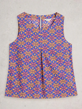 Load image into Gallery viewer, White Stuff - Paradise Organic Cotton Vest in Pink Multi
