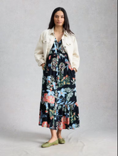 Load image into Gallery viewer, White Stuff - Phoebe Midi Dress in Navy Multi
