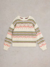 Load image into Gallery viewer, White Stuff - Piper Pointelle Jumper - White Multi
