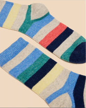 Load image into Gallery viewer, White Stuff - Pop Stripe Wool Blend Socks

