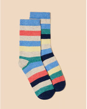Load image into Gallery viewer, White Stuff - Pop Stripe Wool Blend Socks
