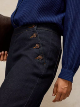 Load image into Gallery viewer, White Stuff - Reese Button Detail Jeans in Dark Denim

