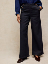 Load image into Gallery viewer, White Stuff - Reese Button Detail Jeans in Dark Denim
