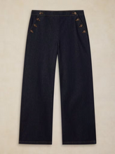 Load image into Gallery viewer, White Stuff - Reese Button Detail Jeans in Dark Denim
