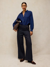 Load image into Gallery viewer, White Stuff - Reese Button Detail Jeans in Dark Denim
