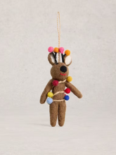 Load image into Gallery viewer, White Stuff - Reindeer Lights Hanging Decoration
