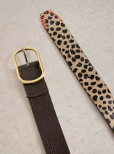 Load image into Gallery viewer, White Stuff - Reversible Leather Belt in Natural Multi
