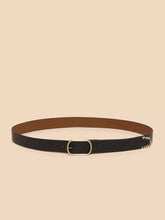 Load image into Gallery viewer, White Stuff - Reversible Leather Belt - Pure Black
