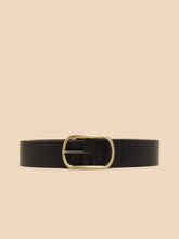 Load image into Gallery viewer, White Stuff - Reversible Leather Belt - Pure Black
