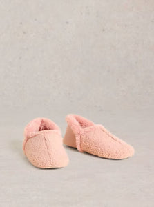 White Stuff - Reya Closed Back Slipper - Light Pink