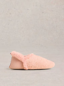 White Stuff - Reya Closed Back Slipper - Light Pink