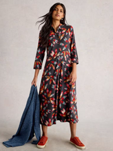 Load image into Gallery viewer, White Stuff - Rua Jersey Shirt Dress in Grey Multi
