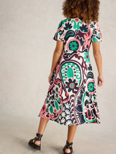 Load image into Gallery viewer, White Stuff - Rua Jersey Shirt Dress in Black Multi

