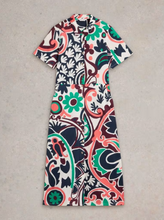 Load image into Gallery viewer, White Stuff - Rua Jersey Shirt Dress in Black Multi
