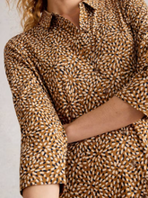 Load image into Gallery viewer, White Stuff - Rua Jersey Shirt Dress in Chartreuse Print
