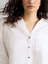 Load image into Gallery viewer, White Stuff - Sadie Linen Boyfriend Shirt in Brilliant White
