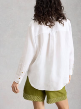 Load image into Gallery viewer, White Stuff - Sadie Linen Boyfriend Shirt in Brilliant White
