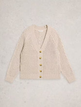 Load image into Gallery viewer, White Stuff - Sally Slub Cardigan in Natural Multi
