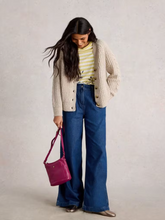 Load image into Gallery viewer, White Stuff - Sally Slub Cardigan in Natural Multi
