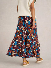 Load image into Gallery viewer, White Stuff - Sara Maxi Skirt - Navy Print
