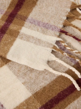 Load image into Gallery viewer, White Stuff - Shelley Brushed Check Scarf in Natural Multi
