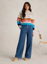 Load image into Gallery viewer, White Stuff - Shelly Colour Block Jumper - Natural Multi
