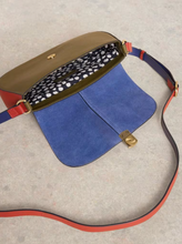 Load image into Gallery viewer, White Stuff - Silvy Lock Crossbody Bag in Blue Multi
