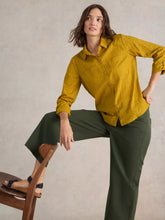 Load image into Gallery viewer, White Stuff - Sophie Organic Cotton Shirt - Chartreuse Multi
