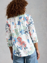 Load image into Gallery viewer, White Stuff - Sophie Organic Cotton Shirt in Ivory Multi
