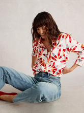 Load image into Gallery viewer, White Stuff - Sophie Organic Cotton Shirt - Ivory Print
