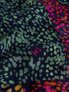 White Stuff - Sophie Printed Scarf in Chartreuse Multi