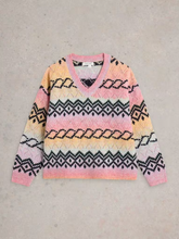 Load image into Gallery viewer, White Stuff - Spacedye Pointelle Jumper
