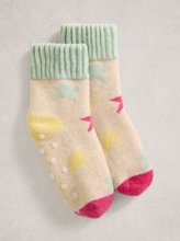 Load image into Gallery viewer, White Stuff - Star Loopback Socks in Natural Multi
