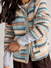 Load image into Gallery viewer, White Stuff - Suzanna Crew Cardi in Blue Multi
